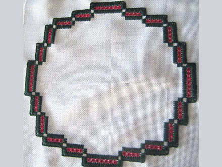 Contour de la pièce.