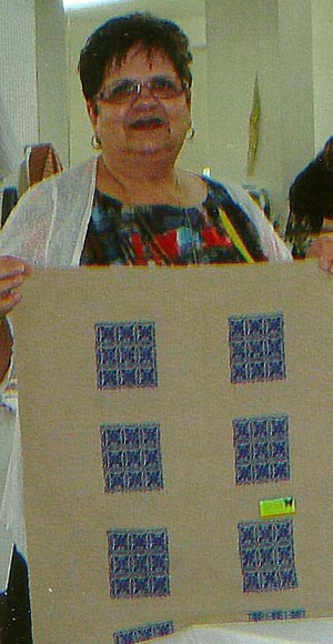 2e prix dans la classe Tissage : napperon tête à tête