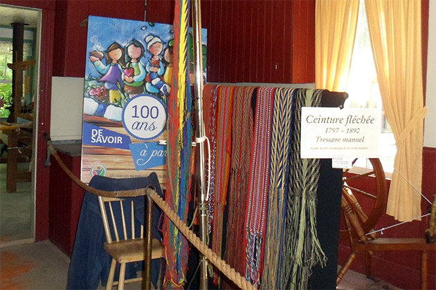 Présentation de la ceinture fléchée.