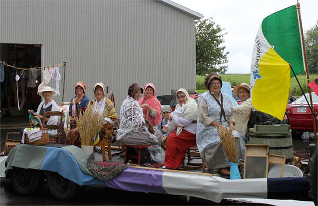 Aperçu de la participation du Cercle lors des festivités du 150e anniversaire de Tingwick