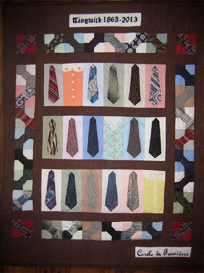 Aperçu de la participation du Cercle lors des festivités du 150e anniversaire de Tingwick.